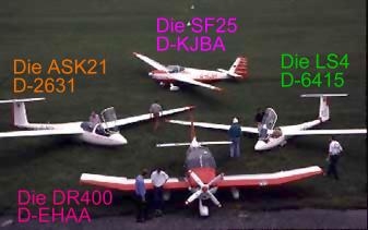 Flugzeuge der SFG Konstanz